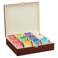 Drevená krabička na čaj s 12 priehradkami RD32166