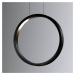 Cini&Nils Assolo - čierne LED závesné svetlo 43 cm