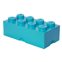 LEGO® úložný box 8 - tyrkysová  250 x 500 x 180 mm
