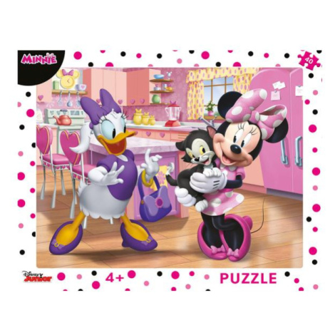 Dino RUŽOVÁ MINNIE 40 doskové Puzzle