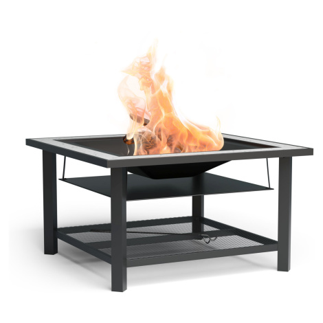 Blumfeldt Merano Avanzato 3 v 1, ohnisko s funkciou grilu, dá sa použiť ako stôl, 87 x 87 cm