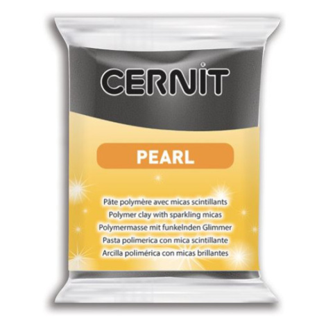CERNIT PEARL - Modelovacia hmota s perleťovým efektom CE0860056100 - čierna 56 g