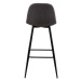 Čierna/sivá barová stolička 101 cm Wilma – Actona