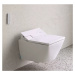 DURAVIT - Viu Závesné WC na bidetovú dosku SensoWash, Rimless, DuraFix, alpská biela 2511590000