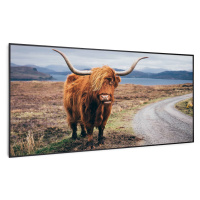 Klarstein Wonderwall Air Art Smart, infračervený ohrievač, 120 x 60 cm, 700 W, krava