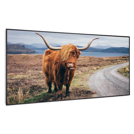 Klarstein Wonderwall Air Art Smart, infračervený ohrievač, krava, 120 x 60 cm, 700 W