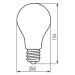 Žiarovka LED 7W, E27 - A60, 2700K,4000K,6500K 810lm, 300°, CCT Fillament (Kanlux)