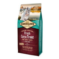 Carnilove Cat Fresh Carp & Trout Sterilised Adult 6kg + Churu ZADARMO