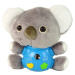 mamido Plyšová koala s projektorom šedá
