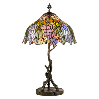 Stolná lampa KT1082+AG711P v štýle Tiffany