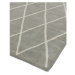 Sivý ručne tkaný vlnený koberec 200x290 cm Albany – Asiatic Carpets