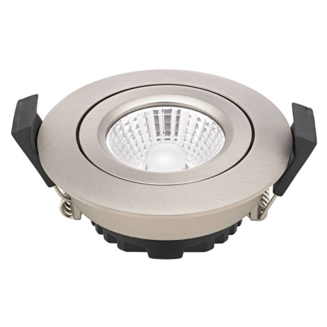 LED stropný bod Diled, Ø 8,5 cm, 6 W, Dim-To-Warm, oceľ