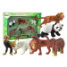 mamido Sada 6 figúrok: Divoké zvieratá, Safari Figúrka, Tiger, Opice, Lev