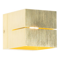 Moderná nástenná lampa zlatá 9,7 cm - Transfer Groove