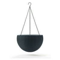 Keter Hanging SPHERE 41430 Záhradný kvetináč - antracit