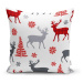 Súprava 4 vianočných obliečok na vankúš a behúň na stôl Minimalist Cushion Covers Christmas Orna