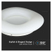 Stropné LED svietidlo okrúhle 300 22W, CCT, 2100lm, stmievateľné, biele VT-7308 (V-TAC)