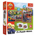 Trefl Puzzle 2v1 + pexeso - Tím požiarnika Sama / Prism A&D Fireman Sam