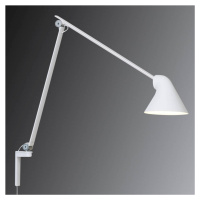 Louis Poulsen NJP LED lampa, dlhé rameno, biela