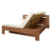 Masívna posteľ Maribo 2, 180x200, vr. roštu, bez matraca, slivka