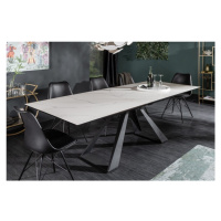 Estila Dizajnový rozkladací jedálenský stôl Laguna mramorový vzhľad 180/230cm