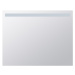 Zrkadlo Bemeta s osvětlením a dotykovým senzoremvo farebnom provedení hliník/sklo 101201147