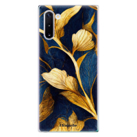 Odolné silikónové puzdro iSaprio - Gold Leaves - Samsung Galaxy Note 10