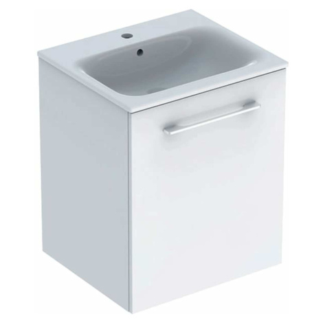 Kúpeľňová skrinka s umývadlom Geberit Selnova 55x50,2x65,2 cm biela lesk 501.248.00.1