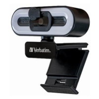 Verbatim Full HD Webkamera 2560x1440, 1920x1080, USB 2.0, černá, Windows, Mac OS X, Linux kernel