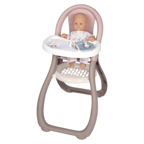 Smoby Baby Nurse Jedálenská stolička pre bábiky béžová