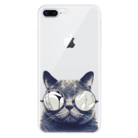 Odolné silikónové puzdro iSaprio - Crazy Cat 01 - iPhone 8 Plus