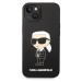 Karl Lagerfeld Liquid Silicone Ikonik NFT kryt iPhone 14 Plus čierny