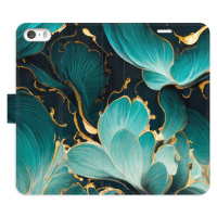 Flipové puzdro iSaprio - Blue Flowers 02 - iPhone 5/5S/SE