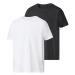 PARKSIDE® Pánske tričko, 2 kusy (XXL (60/62), biela/čierna)