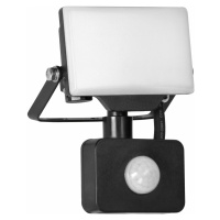 Reflektor PORTO S LED 10W bezrámový s PIR senzorom, 800lm, IP44, 4000K, hliník + polykarbo
