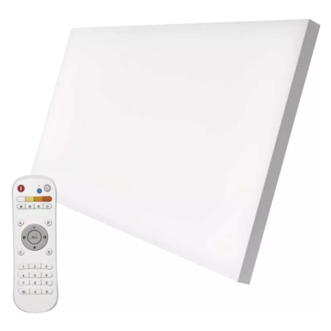 Biele LED stropné svietidlo na diaľkové ovládanie 59,5x29,5 cm Irvi – EMOS