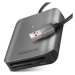 AXAGON CRE-S3 External card reader USB-A 3.2 Gen 1, 3-slot & lun SD/microSD/CF, UHS-II