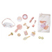 Drevený kúpeľňový set pre bábiku Spa Retreat Set Tender Leaf Toys v textilnej taške s 11 doplnka