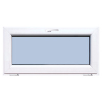 TeraGlass Okno pivničné plastové 4-komorové 2-sklo biele 600 x 600 x 60 mm