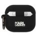 Karl Lagerfeld 3D Logo NFT Karl and Choupette Silikónové Puzdro pre AirPods 3 Black