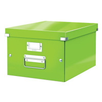LEITZ Univerzálna krabica Click&Store, veľkosť M (A4), zelená