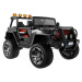 mamido Detské elektrické auto Jeep Monster 4x4 čierny