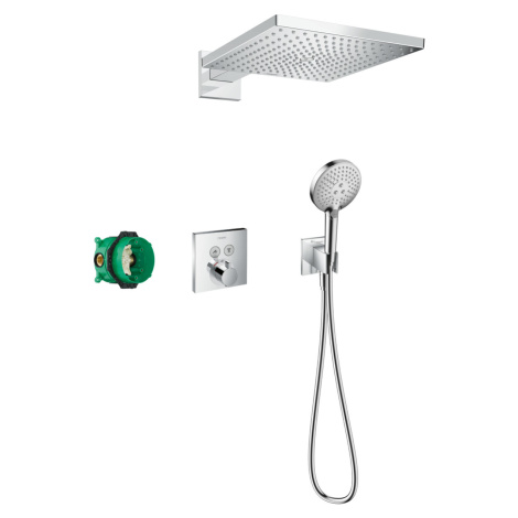 Hansgrohe Raindance E, sprchový systém 300 1jet s termostatom ShowerSelect Square, chrómová, HAN