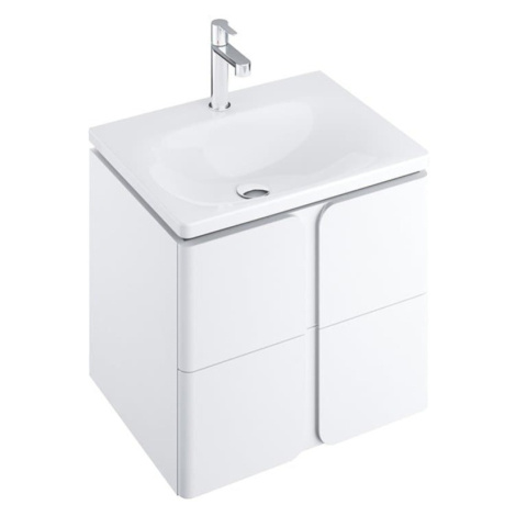 Kúpeľňová skrinka pod dosku Ravak Balance 50x50x46 cm biela lesk X000001364