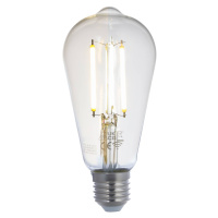 LUUMR Smart LED žiarovka číra E27 ST64 7W Tuya WLAN CCT