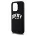 DKNY Liquid Silicone Arch Logo MagSafe Zadný Kryt pre iPhone 15 Pro Black