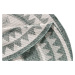 Kusový koberec Twin Supreme 103415 Jamaica green creme kruh – na ven i na doma - 200x200 (průměr