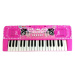 mamido Veľký keyboard s mikrofónom ružový