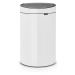 Biely dotykový oceľový odpadkový kôš 40 l Touch Bin – Brabantia