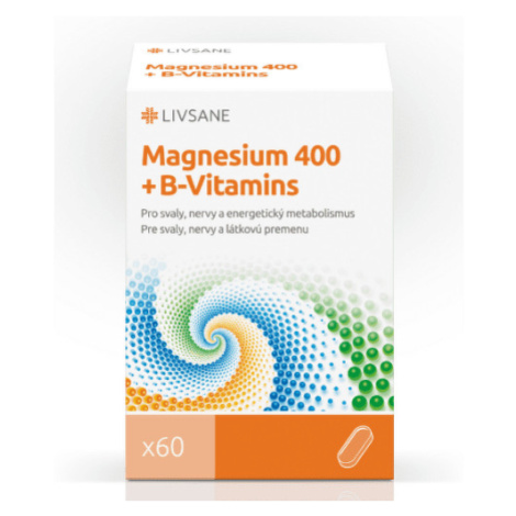 LIVSANE Magnézium 400 + B vitamíny 60 ks